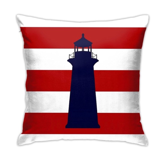 Luxury Home | Nautical Lighthouse Pillow Cover ⚓️ - Picture 4 of 8